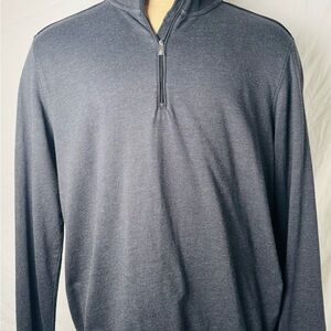 Greg Norman Collection Men's Charcoal Zip-Up Sweater
